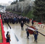 Президент Азербайджана почтил светлую память шехидов (ФОТО)