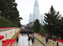 Президент Азербайджана почтил светлую память шехидов (ФОТО)