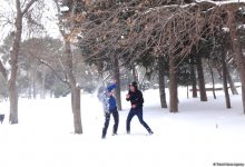Снег в Баку (ФОТОСЕССИЯ)