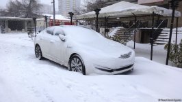 Снег в Баку (ФОТОСЕССИЯ)