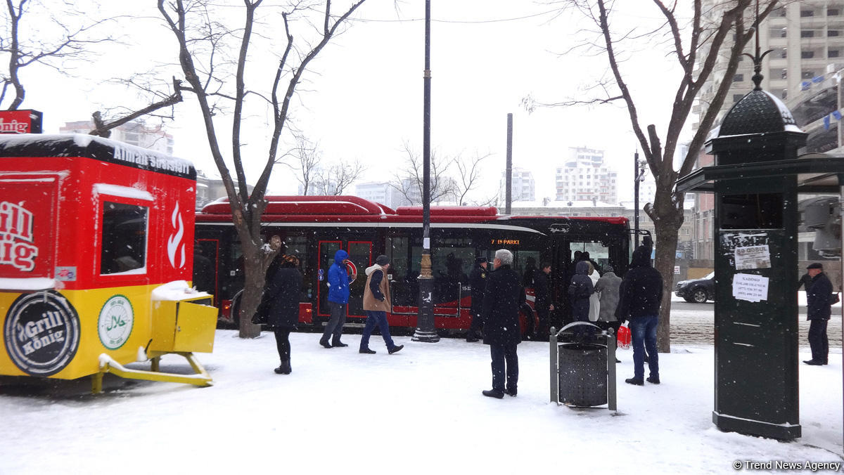 Снег в Баку (ФОТОСЕССИЯ)