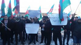 В Баку молодежь протестует против подстрекательской политики партии "Мусават" (ФОТО)