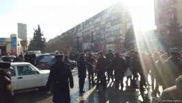 В Баку молодежь протестует против подстрекательской политики партии "Мусават" (ФОТО)