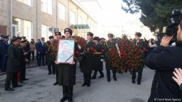 В Баку прощаются с шехидом Чингизом Гурбановым (ФОТО)