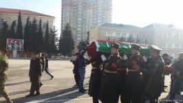 В Баку прощаются с шехидом Чингизом Гурбановым (ФОТО)