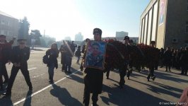 В Баку прощаются с шехидом Чингизом Гурбановым (ФОТО)