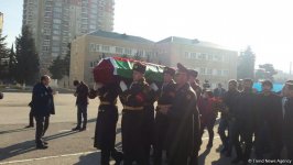 В Баку прощаются с шехидом Чингизом Гурбановым (ФОТО)