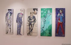 В Баку открылась оригинальная выставка Ирины Эльдаровой "Мужчина как Бренд" (ФОТО)