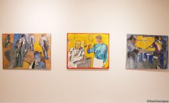 В Баку открылась оригинальная выставка Ирины Эльдаровой "Мужчина как Бренд" (ФОТО)