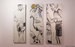 В Баку открылась оригинальная выставка Ирины Эльдаровой "Мужчина как Бренд" (ФОТО)