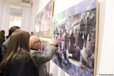 В Баку открылась оригинальная выставка Ирины Эльдаровой "Мужчина как Бренд" (ФОТО)