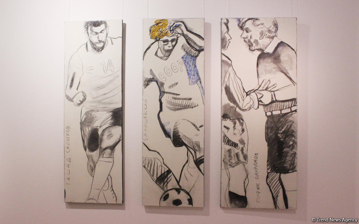 В Баку открылась оригинальная выставка Ирины Эльдаровой "Мужчина как Бренд" (ФОТО)