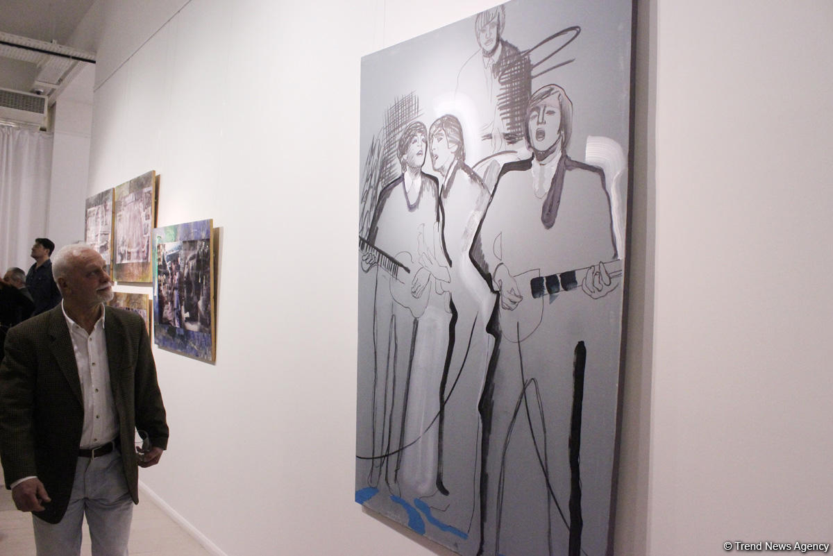 В Баку открылась оригинальная выставка Ирины Эльдаровой "Мужчина как Бренд" (ФОТО)