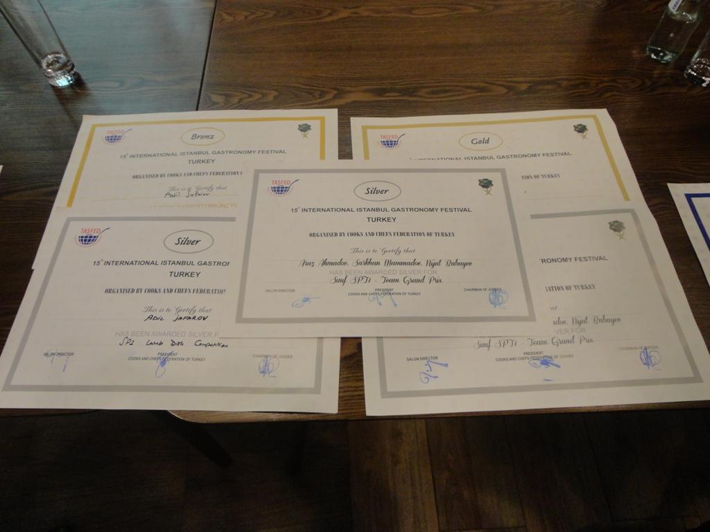 Четыре золотые медали: успех азербайджанских кулинаров (ФОТО)