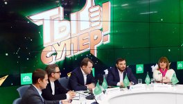 Участницы проекта "Ты супер!" из Азербайджана в эфире НТВ (ФОТО)