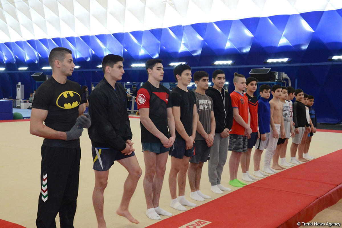 Азербайджанские спортсмены готовятся к Кубку мира по спортивной гимнастике (ФОТОРЕПОРТАЖ)