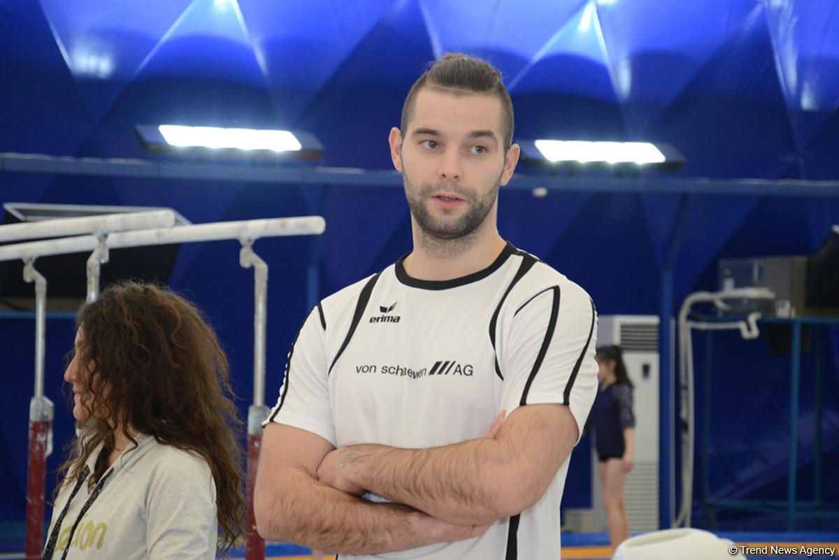 Азербайджанские спортсмены готовятся к Кубку мира по спортивной гимнастике (ФОТОРЕПОРТАЖ)