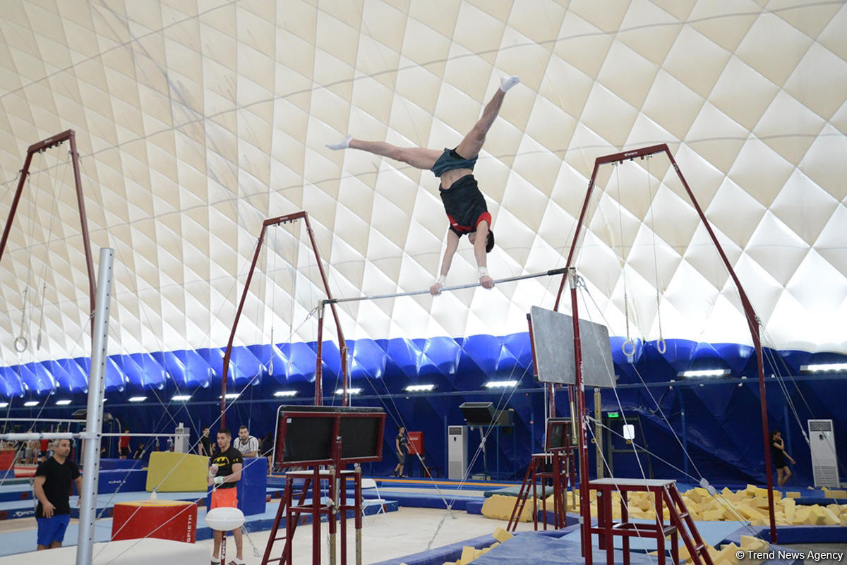 Азербайджанские спортсмены готовятся к Кубку мира по спортивной гимнастике (ФОТОРЕПОРТАЖ)