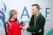 Азербайджанский гимнаст пригласил зрителей поболеть за национальную команду (ФОТО)
