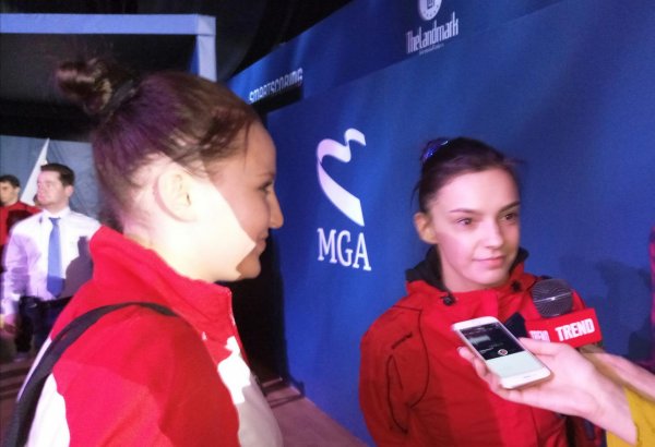 Серебряная медаль это подарок нашему тренеру - азербайджанские батутистки