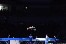 Квалификационные соревнования мужчин и женщин по прыжкам на батуте и тамблингу на Кубке мира FIG в Баку (ФОТОРЕПОРТАЖ 2)