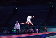 Квалификационные соревнования мужчин и женщин по прыжкам на батуте и тамблингу на Кубке мира FIG в Баку (ФОТОРЕПОРТАЖ 2)