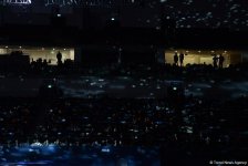 В Баку прошла церемония открытия Кубка мира FIG по прыжкам на батуте и тамблингу (ФОТОРЕПОРТАЖ)