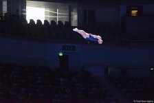 Квалификационные соревнования мужчин и женщин по прыжкам на батуте и тамблингу на Кубке мира FIG в Баку (ФОТОРЕПОРТАЖ)