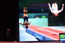 Квалификационные соревнования мужчин и женщин по прыжкам на батуте и тамблингу на Кубке мира FIG в Баку (ФОТОРЕПОРТАЖ)