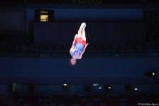 Квалификационные соревнования мужчин и женщин по прыжкам на батуте и тамблингу на Кубке мира FIG в Баку (ФОТОРЕПОРТАЖ)