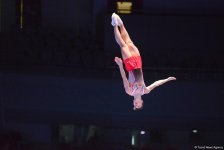 Квалификационные соревнования мужчин и женщин по прыжкам на батуте и тамблингу на Кубке мира FIG в Баку (ФОТОРЕПОРТАЖ)