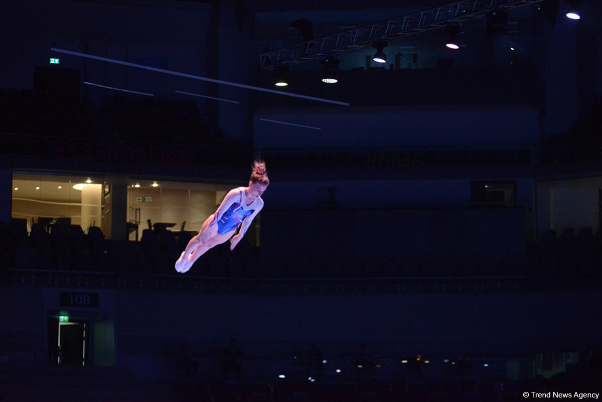 Квалификационные соревнования мужчин и женщин по прыжкам на батуте и тамблингу на Кубке мира FIG в Баку (ФОТОРЕПОРТАЖ 2)
