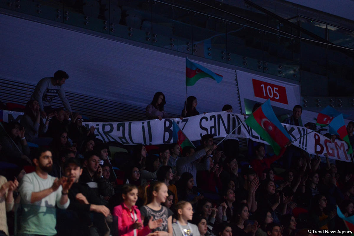 Квалификационные соревнования мужчин и женщин по прыжкам на батуте и тамблингу на Кубке мира FIG в Баку (ФОТОРЕПОРТАЖ 2)