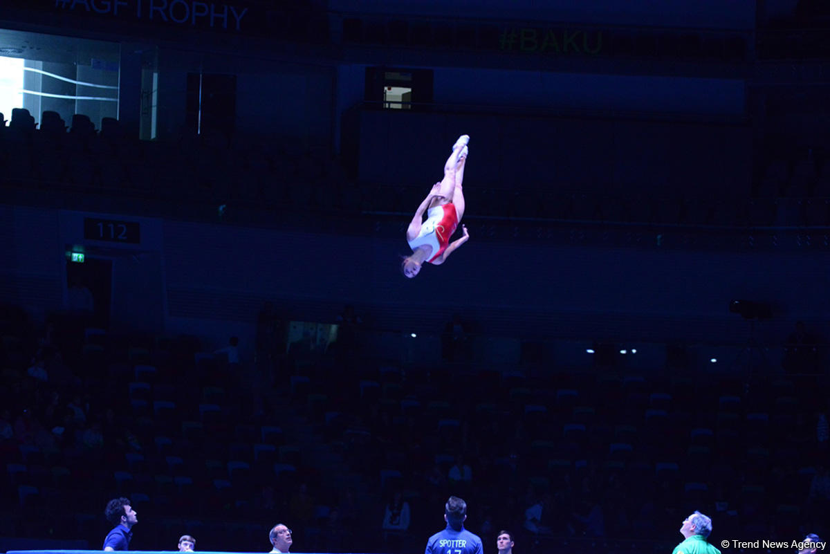 Квалификационные соревнования мужчин и женщин по прыжкам на батуте и тамблингу на Кубке мира FIG в Баку (ФОТОРЕПОРТАЖ 2)