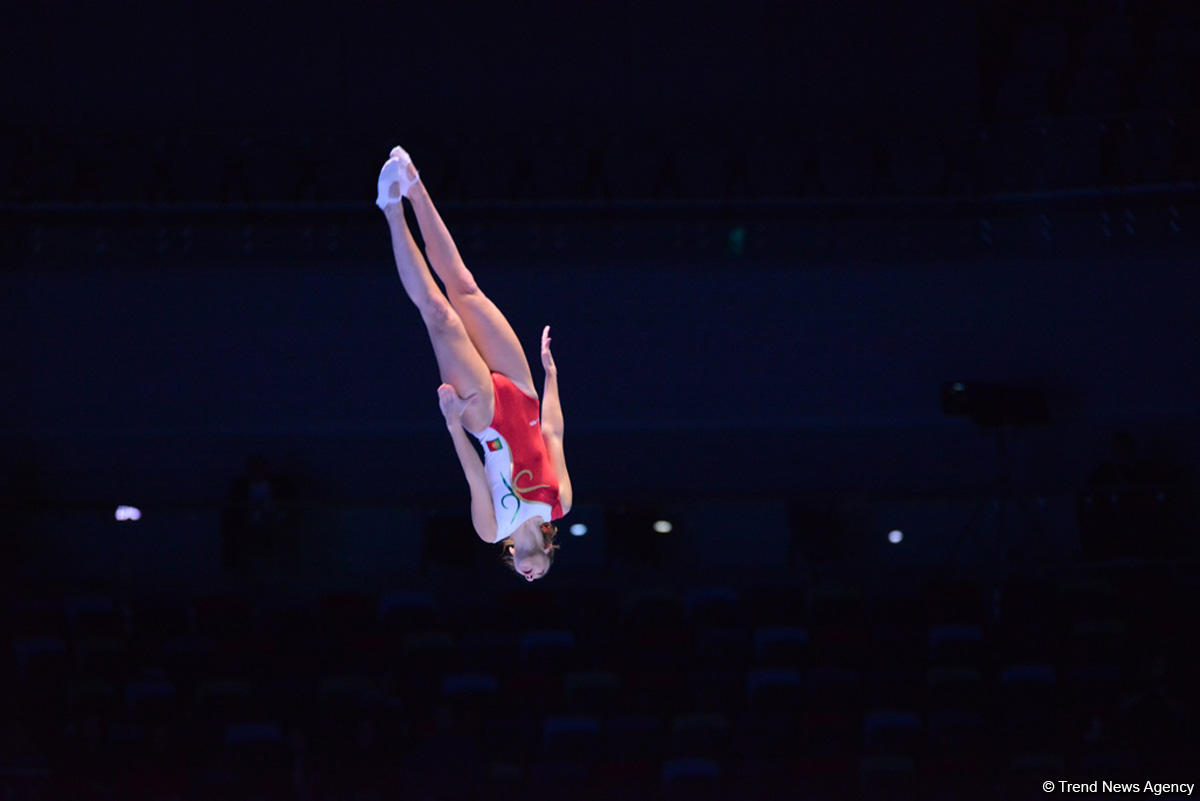 Квалификационные соревнования мужчин и женщин по прыжкам на батуте и тамблингу на Кубке мира FIG в Баку (ФОТОРЕПОРТАЖ 2)