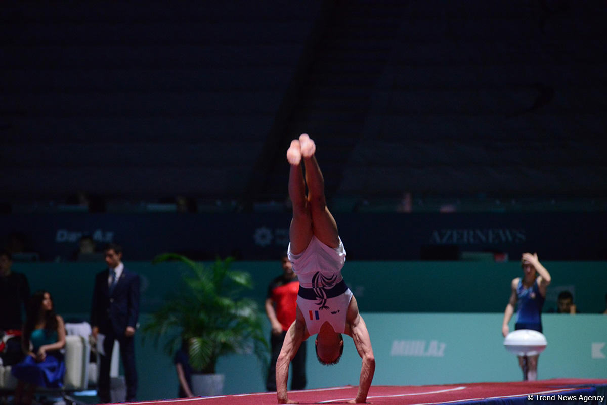 Квалификационные соревнования мужчин и женщин по прыжкам на батуте и тамблингу на Кубке мира FIG в Баку (ФОТОРЕПОРТАЖ 2)