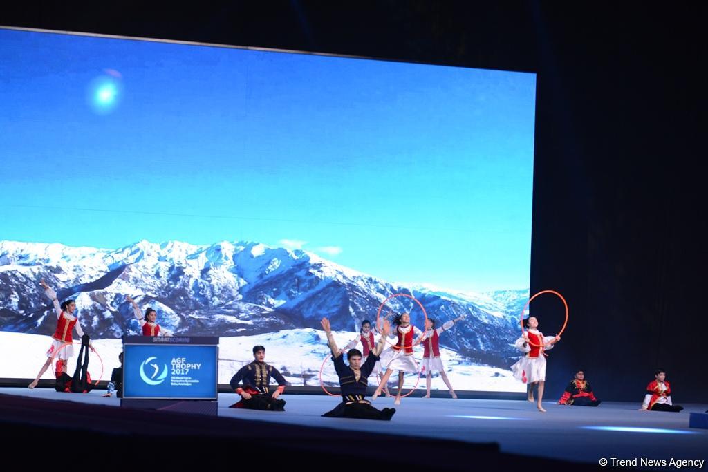 В Баку прошла церемония открытия Кубка мира FIG по прыжкам на батуте и тамблингу (ФОТОРЕПОРТАЖ)