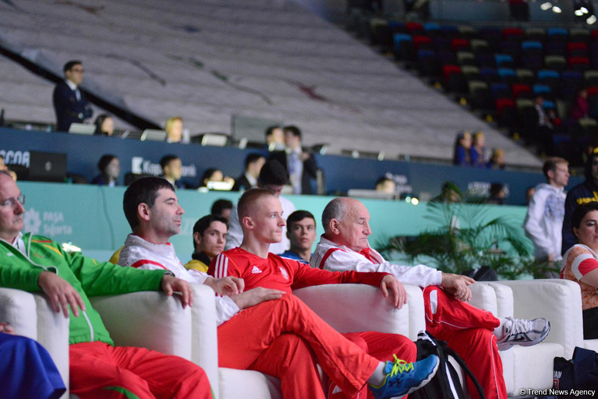 Квалификационные соревнования мужчин и женщин по прыжкам на батуте и тамблингу на Кубке мира FIG в Баку (ФОТОРЕПОРТАЖ)