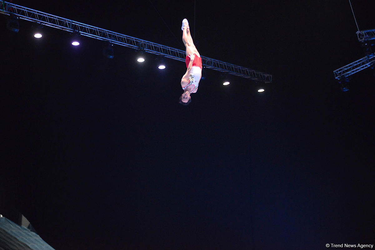 Квалификационные соревнования мужчин и женщин по прыжкам на батуте и тамблингу на Кубке мира FIG в Баку (ФОТОРЕПОРТАЖ)