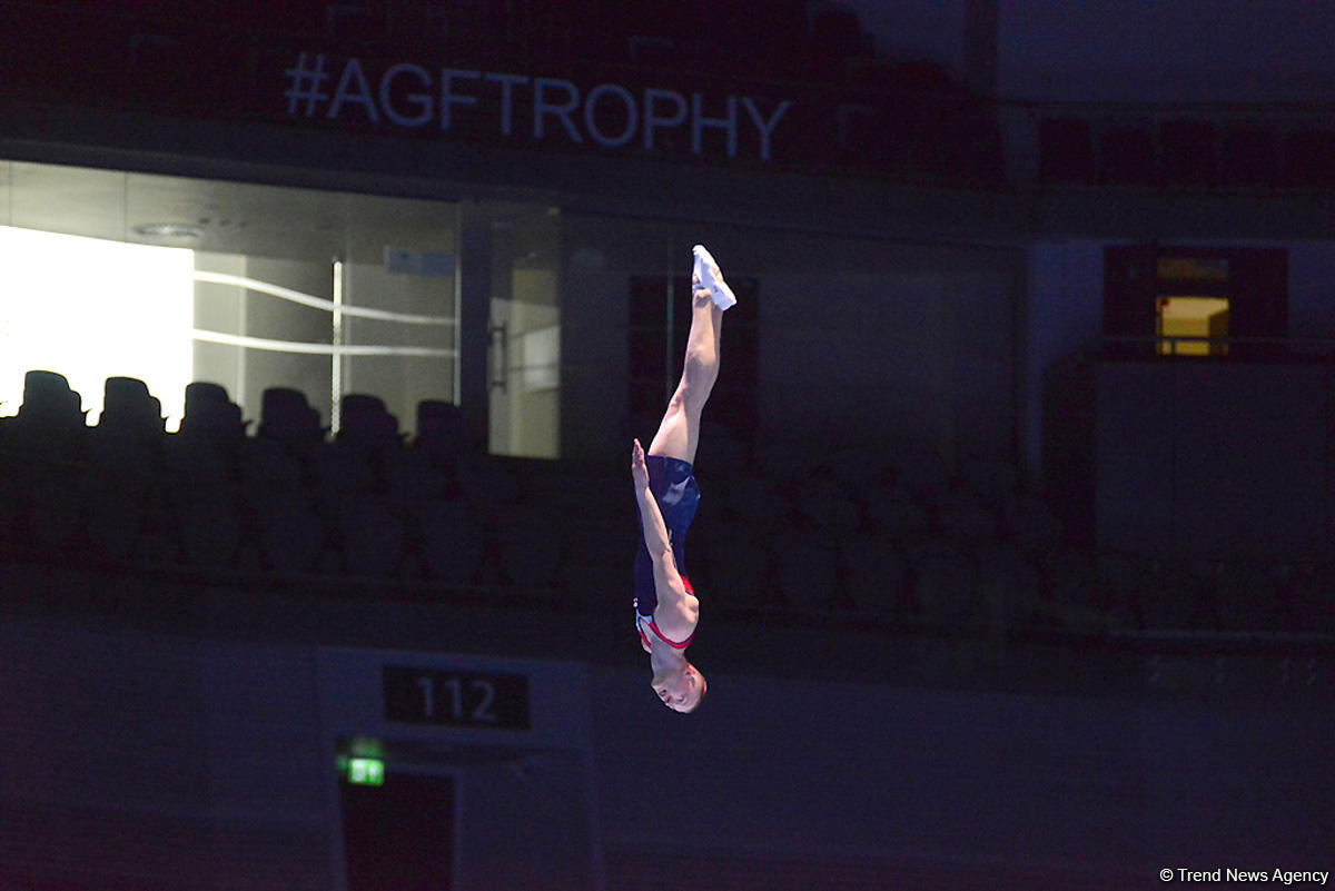 Квалификационные соревнования мужчин и женщин по прыжкам на батуте и тамблингу на Кубке мира FIG в Баку (ФОТОРЕПОРТАЖ)