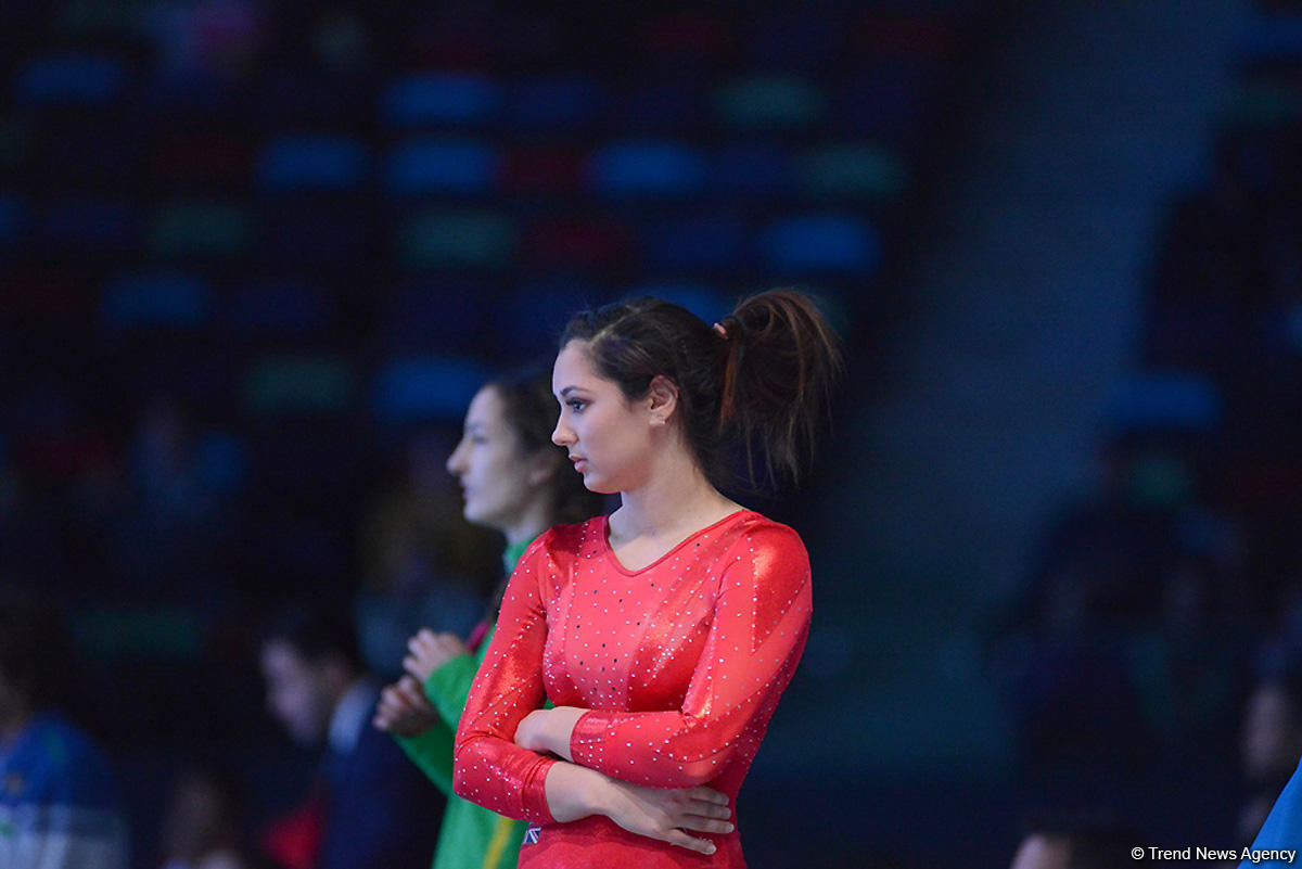 Квалификационные соревнования мужчин и женщин по прыжкам на батуте и тамблингу на Кубке мира FIG в Баку (ФОТОРЕПОРТАЖ)