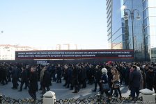 В  Баку прошло всенародное шествие в связи с 25-й годовщиной Ходжалинского геноцида (ФОТО)