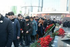 В  Баку прошло всенародное шествие в связи с 25-й годовщиной Ходжалинского геноцида (ФОТО)