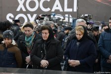 В  Баку прошло всенародное шествие в связи с 25-й годовщиной Ходжалинского геноцида (ФОТО)