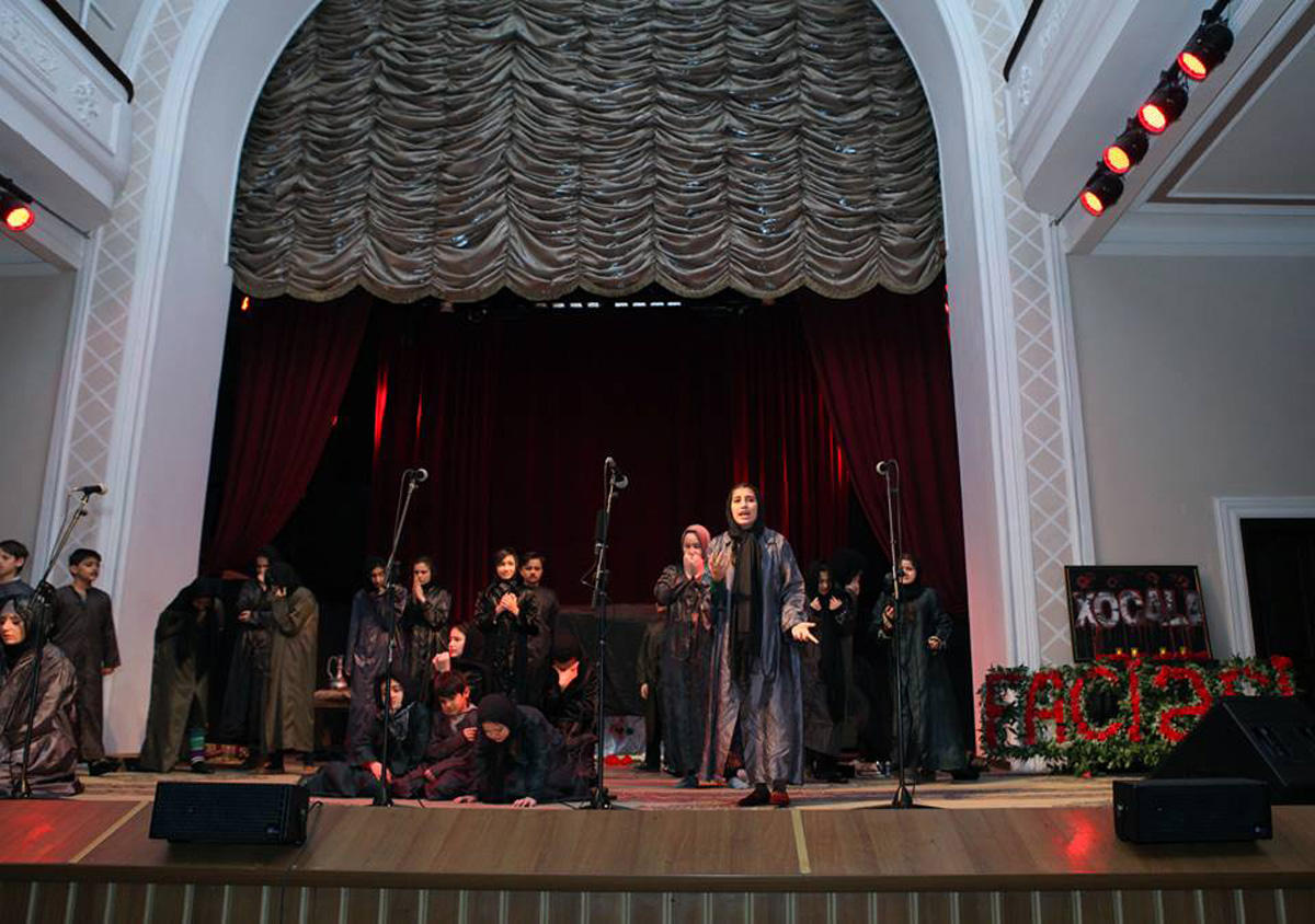 Детский театр-студия "Гюнай"  представила спектакль "Ходжалы"  (ФОТО)