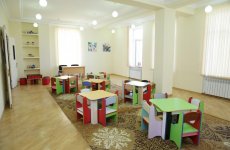 Первый вице-президент Азербайджана Мехрибан Алиева приняла участие в открытии детсада-яслей в поселке Пиршаги (ФОТО)