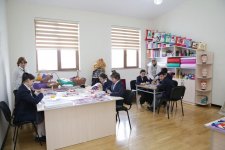 Первый вице-президент Азербайджана Мехрибан Алиева приняла участие в открытии после реконструкции школы-интерната в поселке Бильгя