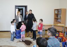 Первый вице-президент Азербайджана Мехрибан Алиева приняла участие в открытии после реконструкции школы-интерната в поселке Бильгя