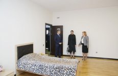 Первый вице-президент Азербайджана Мехрибан Алиева приняла участие в открытии после реконструкции школы-интерната в поселке Бильгя