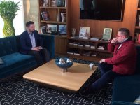 Александр Васильев в гостях у известного азербайджанского телеведущего (ФОТО/ВИДЕО)